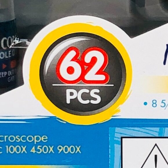 Eastcolight Deluxe Metal Microscope Set Multi-lingual (62 Pcs) New Sealed - Picture 13 of 16